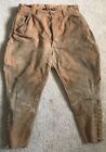 Vintage 1940s Montgomery Ward Western Field Thick Canvas Hunting Pants Lace Legs