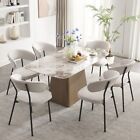 Dining Chairs Set of 6, Fabric Upholstered Kitchen Dining Room Chairs