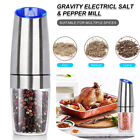 Gravity Electric Salt Pepper Grinder Shaker Adjustable Automatic Stainless Steel