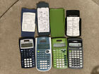 Lot Of 4 Texas Instruments TI-30XS MultiView TI30xa-TI30x2s-green & Blue