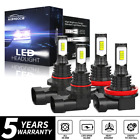 9005 H11 LED Headlight Super Bright Bulbs Kit 8000K White 330000LM High Low Beam (For: More than one vehicle)