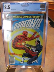 Daredevil #183 CGC 8.5** Newsstand** Classic Frank Miller Punisher Cover 6/82