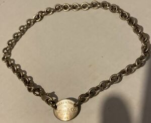 Please Return to Tiffany & Co Sterling Silver NY Tag 15