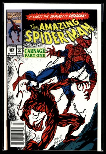 1992 Amazing Spider-Man #361 Newsstand 1st Carnage Marvel Comic