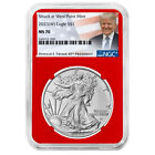 2023 (W) $1 American Silver Eagle NGC MS70 Trump Label Red Core
