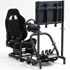 Hottoby Upgrade Racing Simulator Cockpit Wheel Stand Fit Logitech GPRO G29 G920