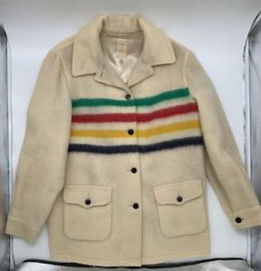 Vintage Hudson Bay Blanket Jacket Pea Coat unisex