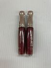 Lot of 2 Rimmel Stay Glossy Lip Gloss Color # 490 GRIND TIME New and Sealed