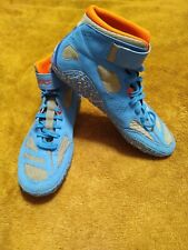 New ListingASICS Aggressor 2 Wrestling Shoes Size 11.5 Blue Orange J300Y