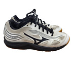 Mizuno Cyclone Speed 3 Volleyball Shoes Womens Size 8 White Black 430297 0090 *