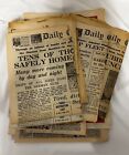 Old Newspapers WW2 VE DAY Job Lot 1939-1945 Original Authentic Vintage Print
