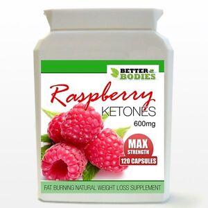 120 STRONG 600MG RASPBERRY KETONE MAX STRENGTH BOTTLE DIET WEIGHT LOSS SLIMMING