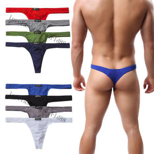 Mens G-string Thongs Sexy Underwear Lot 4 8 Pack Modal Underpants Bikinis Shorts