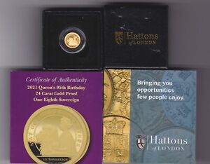 New ListingBOXED 2021 ALDERNEY GOLD PROOF EIGHTH SOVEREIGN COIN MINT CONDITION
