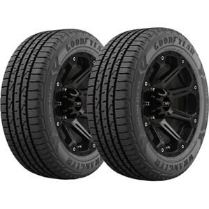 (QTY 2) 285/45R22 Goodyear Wrangler Steadfast HT 114H XL Black Wall Tires (Fits: 285/45R22)