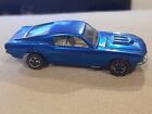 Rare  Hot Wheels Redline 1968 EARLY Blue BONELINE Custom Mustang