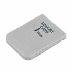 1MB Memory Card For Sony PS1 Playstation 1 PSX Game System White for Computer MO