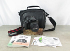 Canon eos rebel xsi ds126181 DSLR efs 18-55mm lens ,16gb SD,Leather,Bag,Manuals