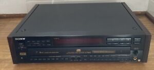 New ListingVintage Sony CDP-C79ES CD Player 5 Disc Changer Wood Grain - No Remote - Tested