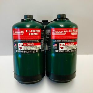 New 2-Pack Coleman Propane Fuel Cylinders 1 b. Each Made In USA