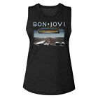 Pre-Sell Bon Jovi Music Licensed Ladies Women's Muscle Tank Top Shirt