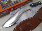 Marbles Full Tang Kukri Machete Bowie Knife MR619 Micarta Leather Sheath 16 3/4