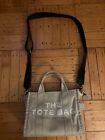 Marc Jacobs The Small Tote Canvas Bag Crossbody ~NWT~ Beige