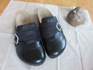 Birkenstock Tatami Black Leather Clog 38 - Never worn!
