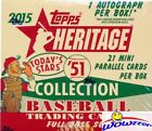 2015 Topps Heritage Baseball 51 Collection Factory Sealed HOBBY Box-AUTOGRAPH!