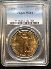 1922  U.S. $20 Gold Saint Gaudens Coin in PCGS MS64 Condition  - No Reserve