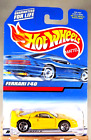 2000 Hot Wheels Mainline/Collector #122 FERRARI F40 Yellow w/Chrome 5 Spokes