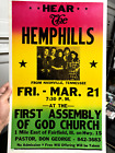 Vintage Gospel Concert Poster Hemphills 1st Assem of God Fairfield IL Don George