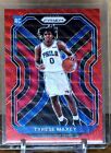 2020-21 Panini Prizm Tyrese Maxey Red Wave Prizm Rookie Card