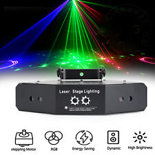 6 Lens Scan Laser Light DMX Line Beam RGB Stage Lighting DJ Dance Disco Party