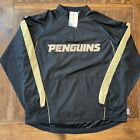 Pittsburgh Penguins Pullover Shirt 1/4 Zip Majestic Black Mens Size XL New