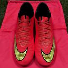 Nike Mercurial Vapor X HG-V Red 649235 690 Soccer Cleats Shoes US 8 Used