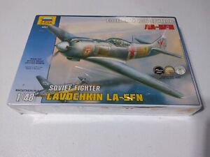 Zvezda 1/48 LA-5FN WW2 Soviet  Fighter Model Plan Kit