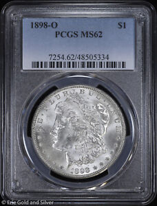 1898-O $1 Morgan Silver Dollar PCGS MS 62 | Uncirculated UNC