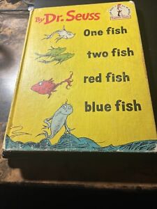One Fish Two Fish Red Fish Blue Fish By Dr Seuss 1960 B/C Edition