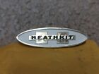 HeathKit Vintage Radio Clock Name Plate Tag Replacement Tab Plastic Heath Badge