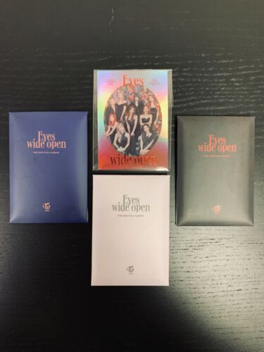 TWICE Eyes Wide Open Preorder Photocard Set + Most Card