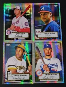 2021 Topps Chrome Platinum Anniversary PRISM REFRACTORS with Rookies You Pick