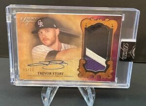 2021 Topps Dynasty Autograph Patches Trevor Story Auto /10