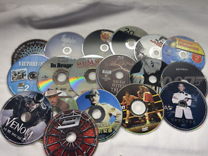 100 RANDOM DVD LOT, MOVIES ADULT/ FAMILY, TV SHOWS-- DISCS ONLY