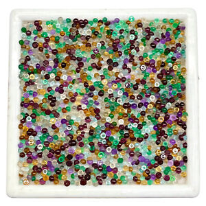 500 Pcs Natural Multi Gemstones 1.4-1.8mm Round Cabochon Loose Gemstones Lot