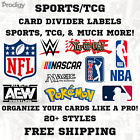 Custom Sports/TCG Card Divider Labels - Organize Your Collection Like The Pros!