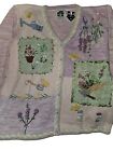 Story Book Knits 'Herb Garden' In Pastel With Butterflies Ladies Size 2x