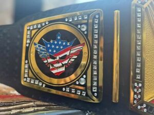 american nightmare new undisputed championship belt wrestling title 2mm brass
