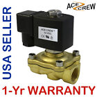 VITON 1/2 inch 12V DC VDC Brass Solenoid Valve NPT Gas Water Air Normally Closed