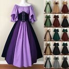 Womens Renaissance Medieval Victorian Vintage Fancy Dress Gothic Cosplay Costume